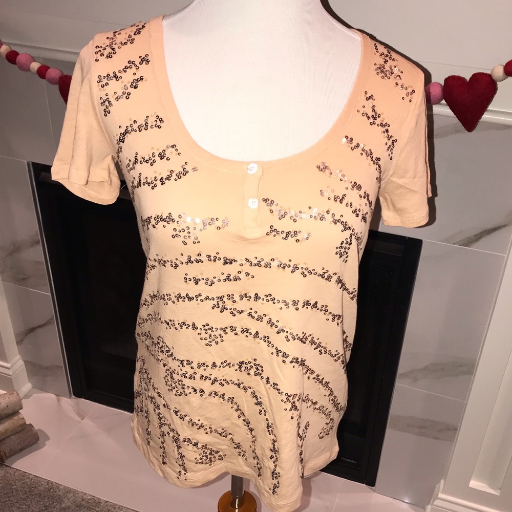 NWT J. Crew Top / Shirt With Sequins